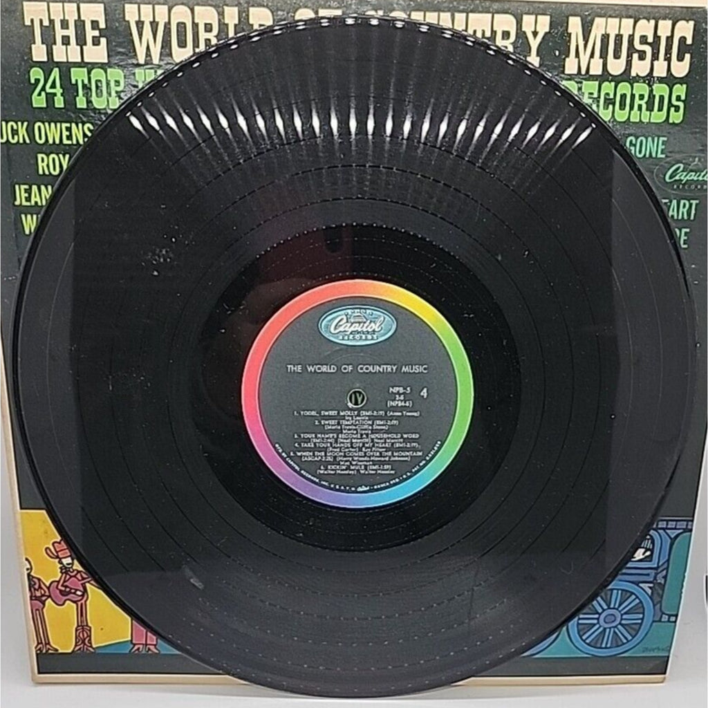 The World Of Country Music 24 Top Hits On 2 Great Long-Play (Record)