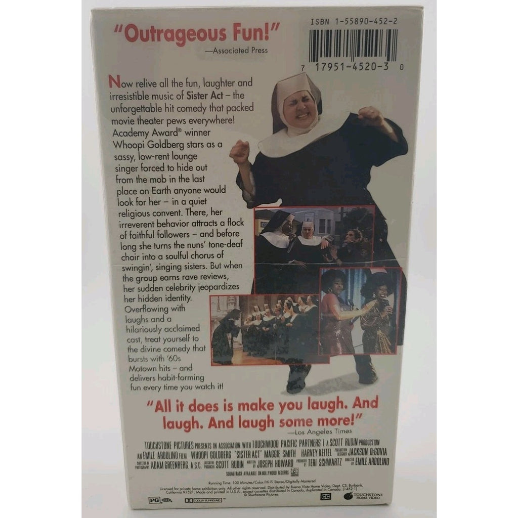 Sister Act (VHS, 1992) *Brand New*