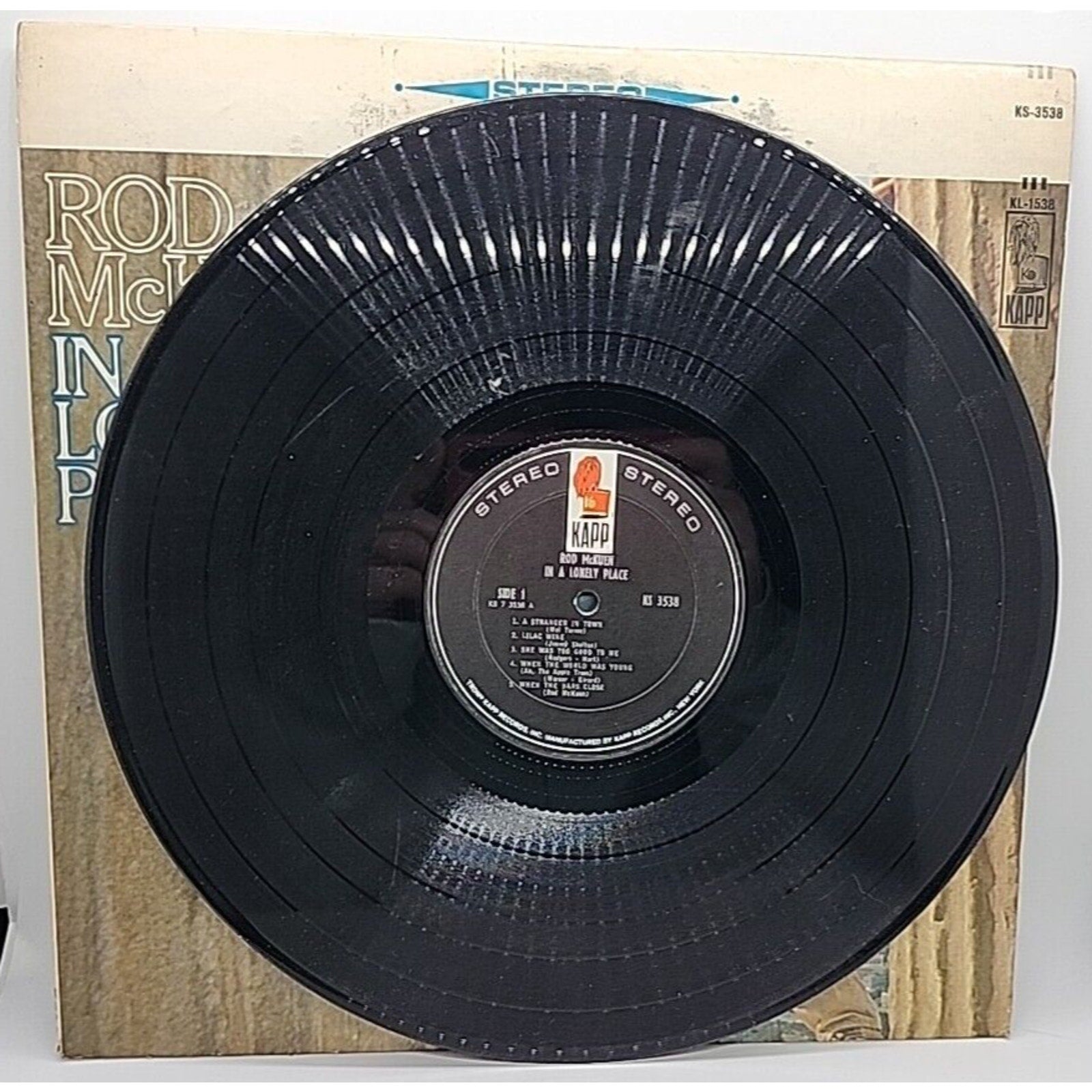 Rod McKuen In A Lonely Place (Record)