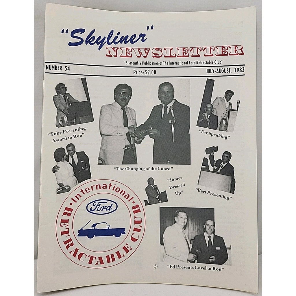 Skyliner Newsletter - Number 54 July-August 1982