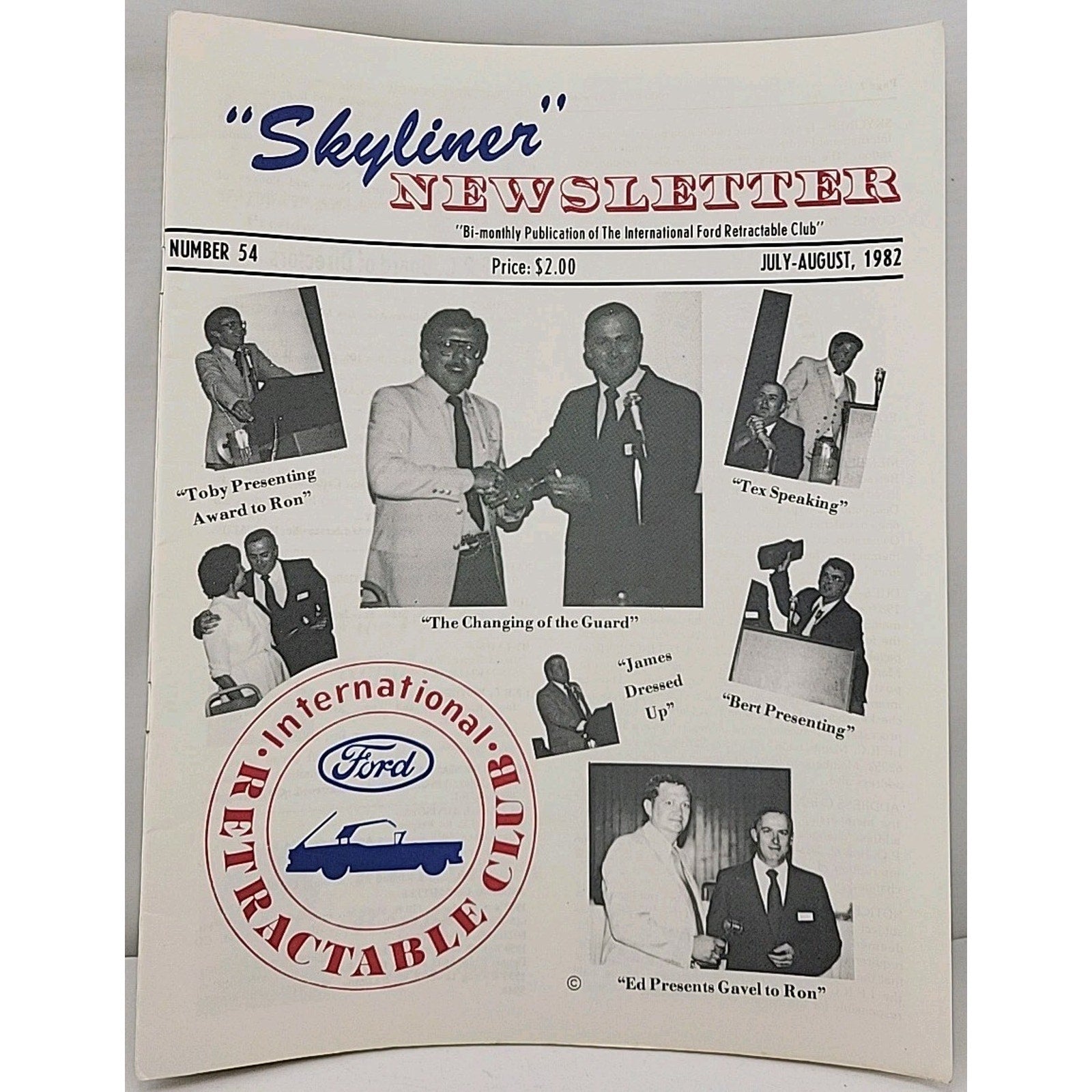 Skyliner Newsletter - Number 54 July-August 1982