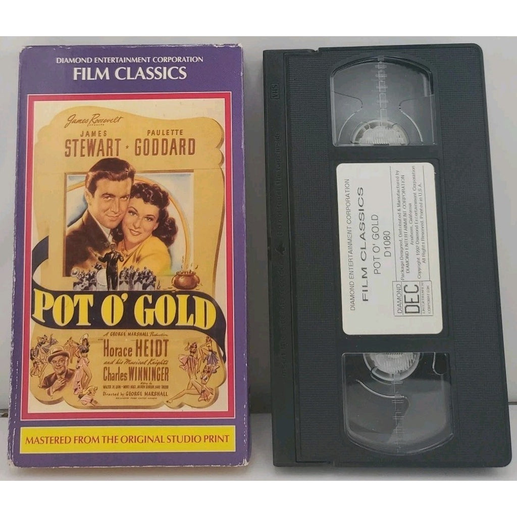 Pot O' Gold VHS James Stewart Paulette Goddard 1941 1993