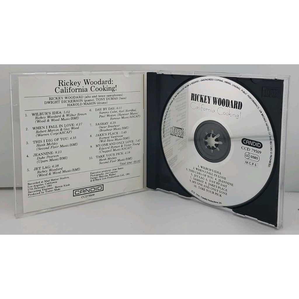 California Cooking by Rickey Woodard (CD, Oct-1991, Candid)