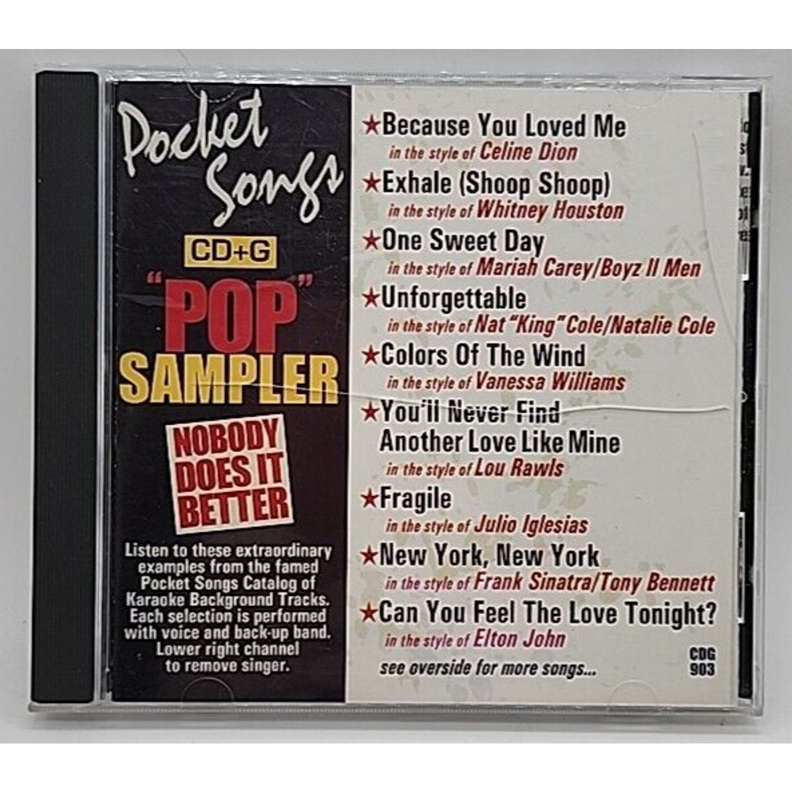 Pocket Songs 1998 Pop Sampler CD+G