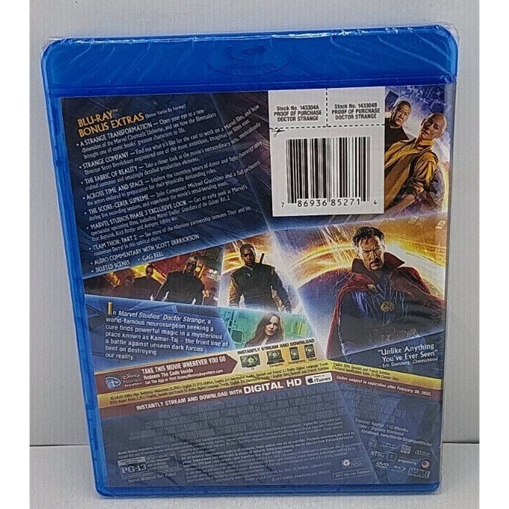 Doctor Strange (Blu-ray, 2016) *Brand New*