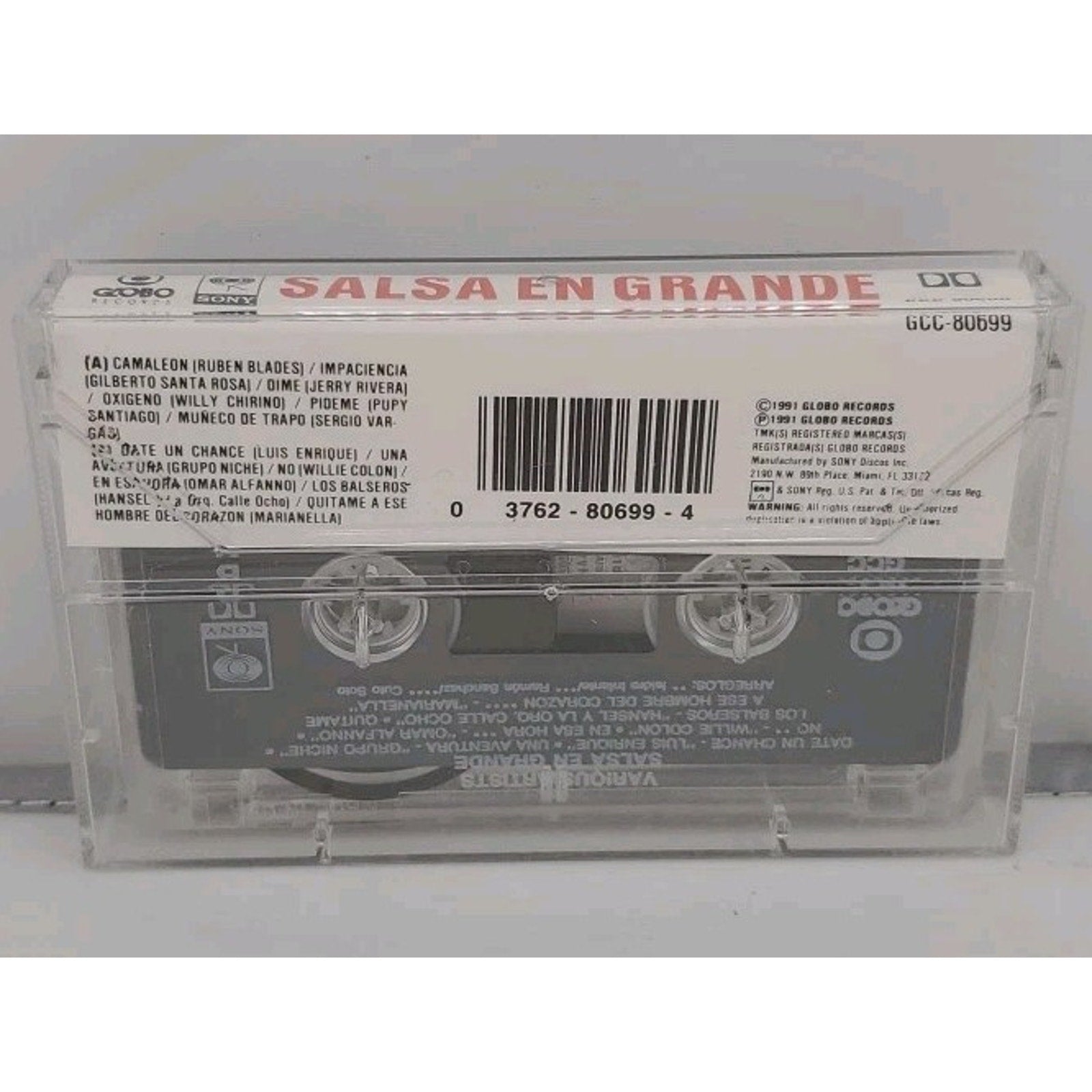 Salsa en Grande by Various Artists (Cassette, Globo Records)