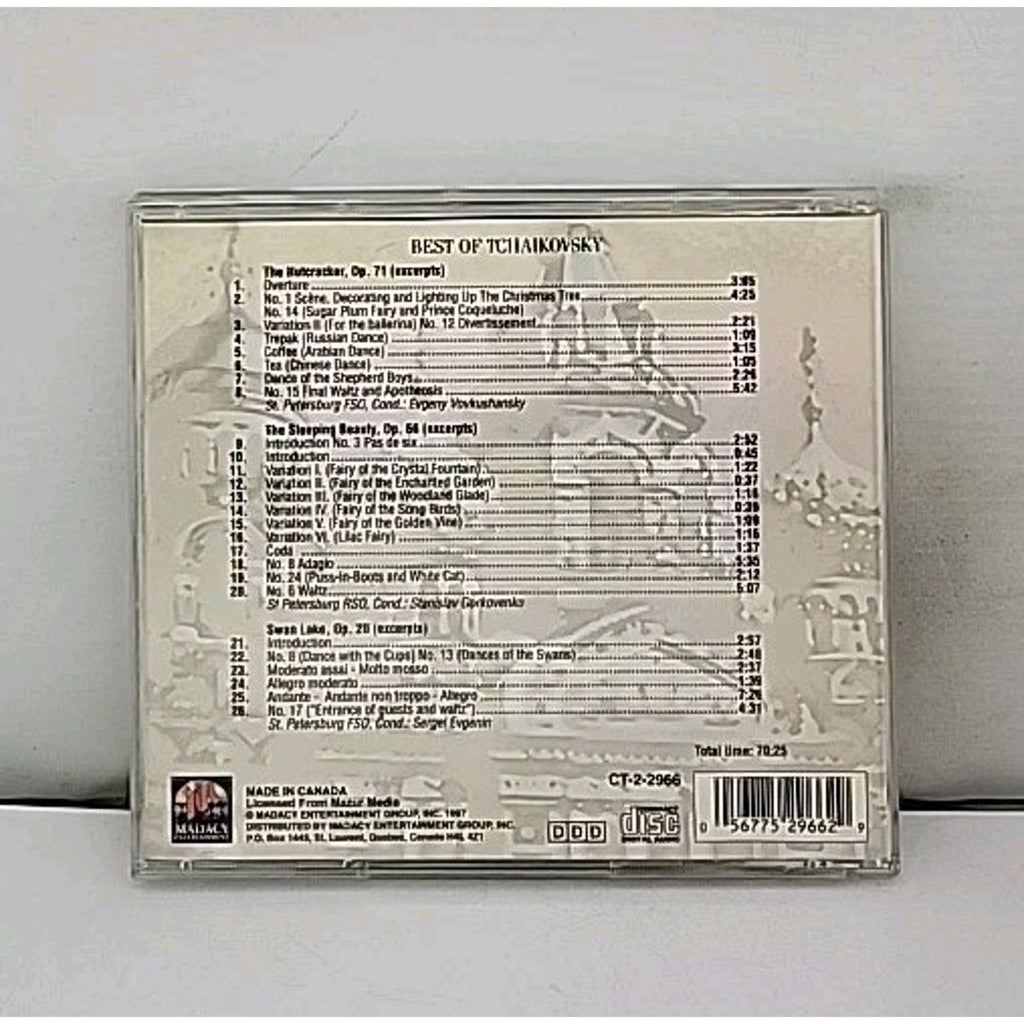 Classical Treasures Best of Tchaikovsky CD the Nutcracker Swan Lake