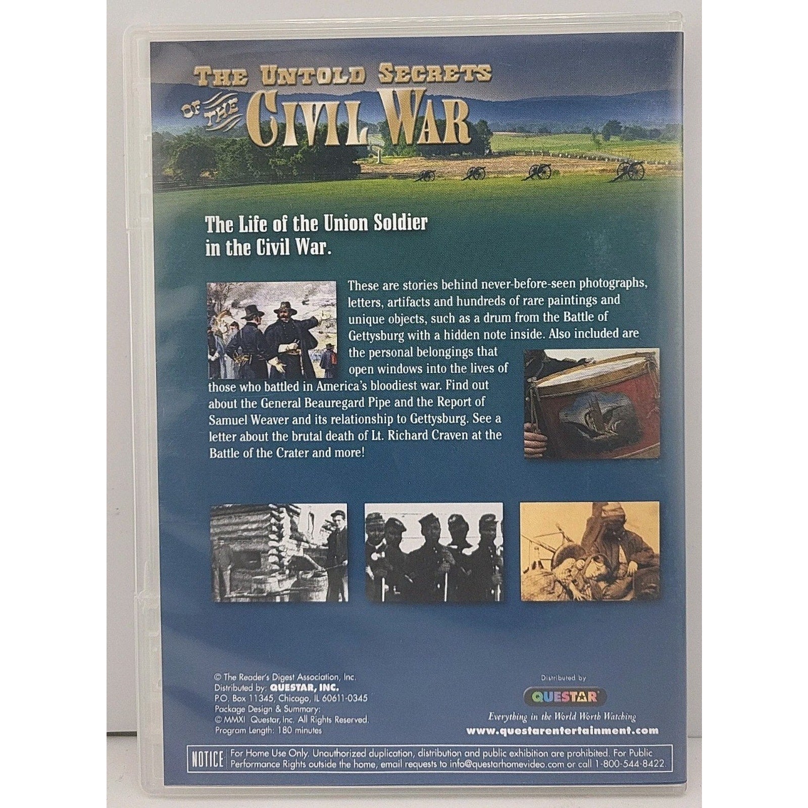 The Untold Secrets of the Civil War (DVD, 2011, 6-Disc Set)
