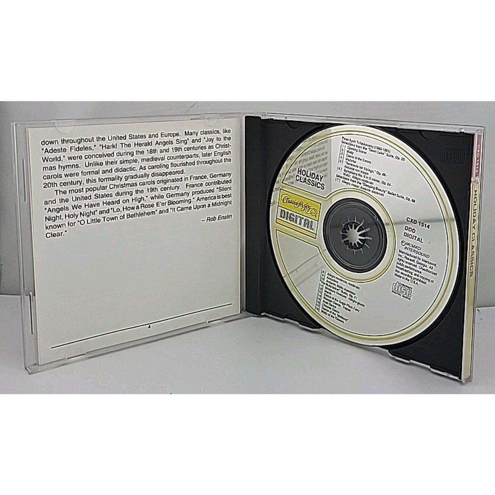 Holiday Classics Classics For Joy CD Digital Christmas Classical Various Artists