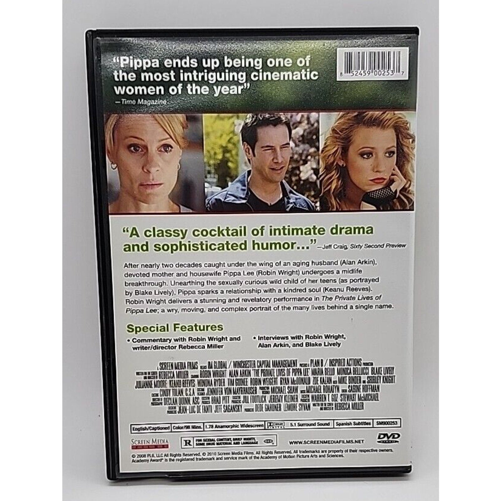 The Private Lives of Pippa Lee (DVD, 2009)