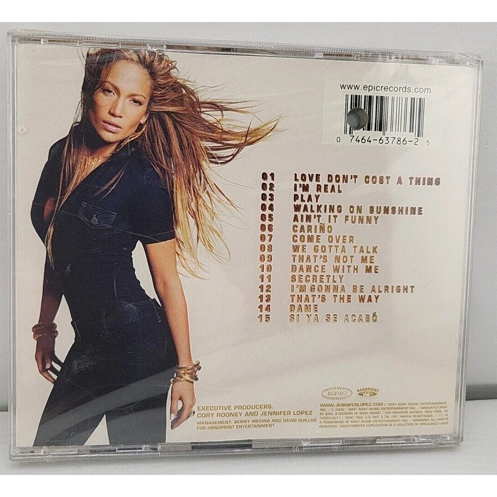 J.Lo by Jennifer Lopez (CD, Jan-2001, Epic) *Brand New*