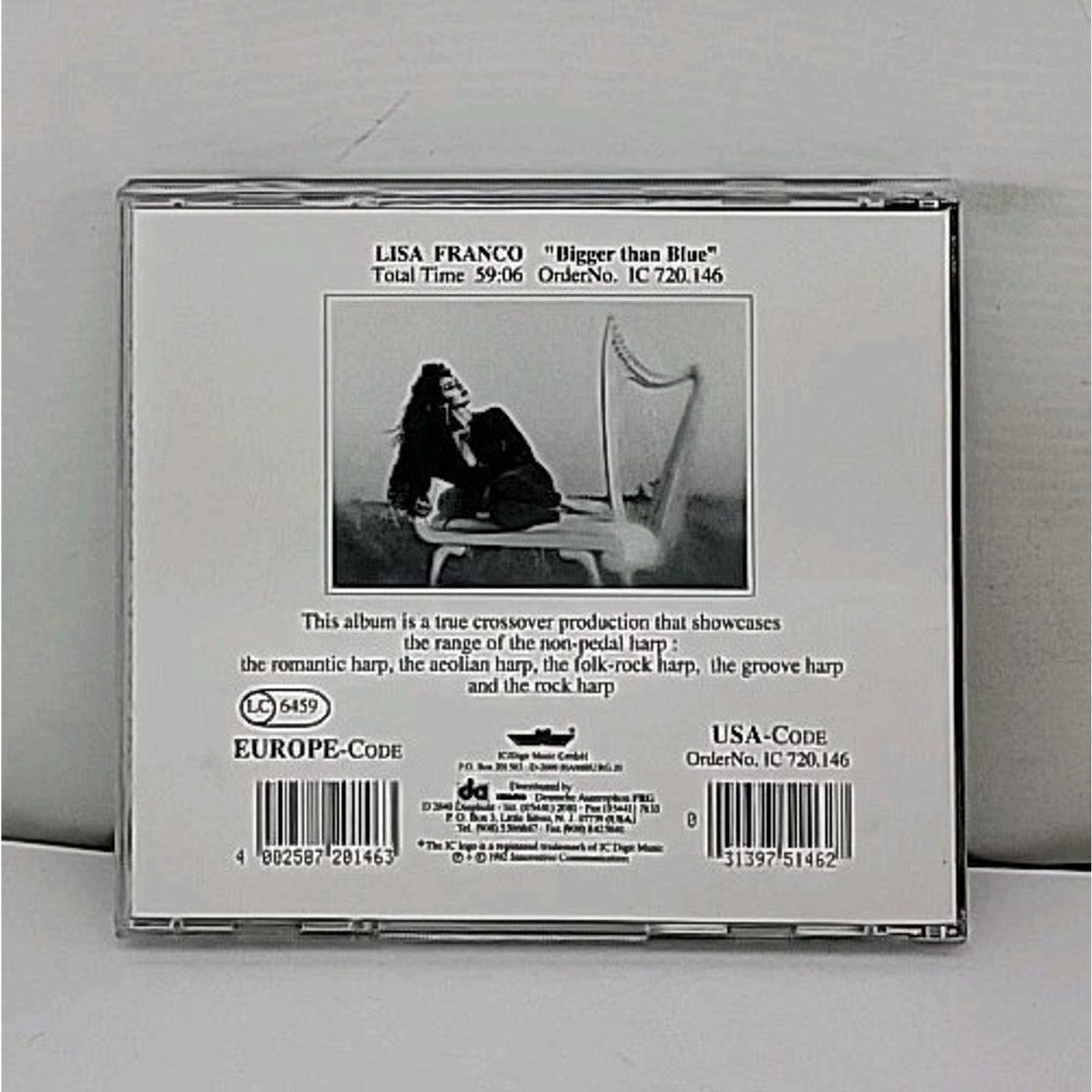 Bigger Than Blue by Lisa Franco (CD, Mar-1992, Innovative Records)