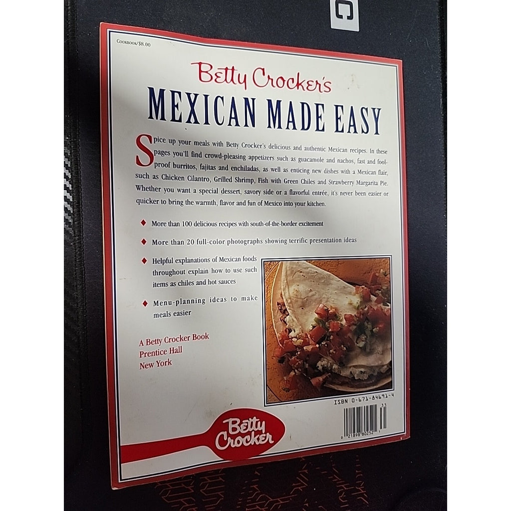 Betty Crocker's Mexican Made Easy by Betty Crocker Editors (1993, Trade...