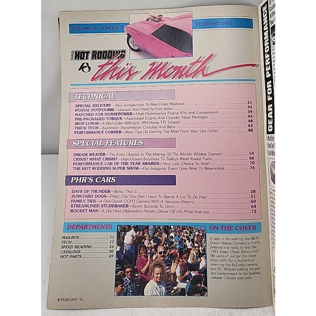 Popular Hot Rodding Magazine - February 1991 - Volume 30 Number 2