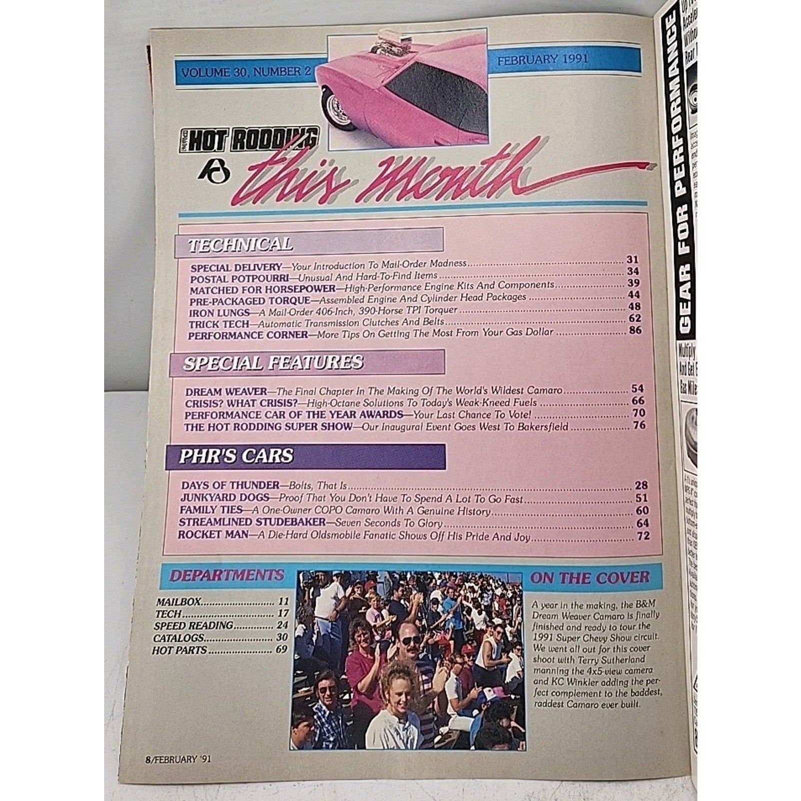 Popular Hot Rodding Magazine - February 1991 - Volume 30 Number 2