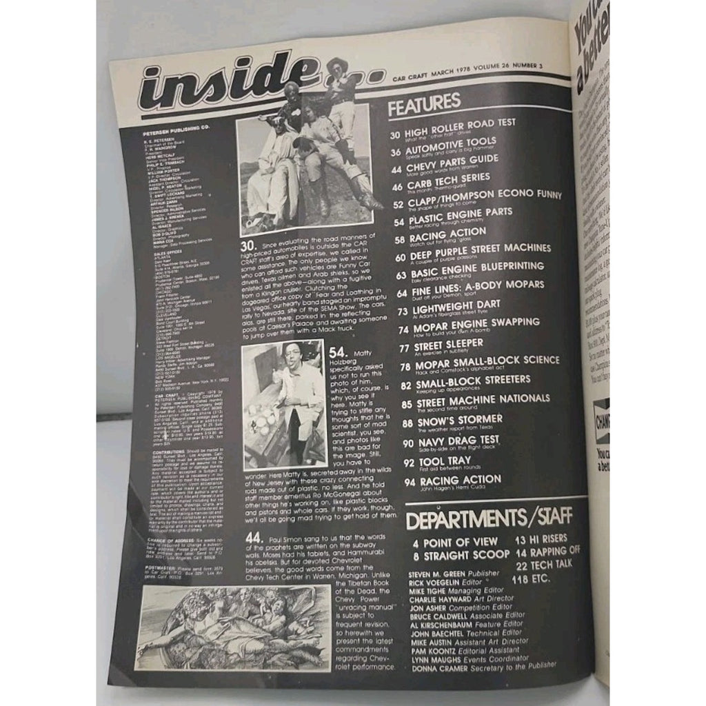Car Craft Magazine - March 1978 - Volume 26 Number 3