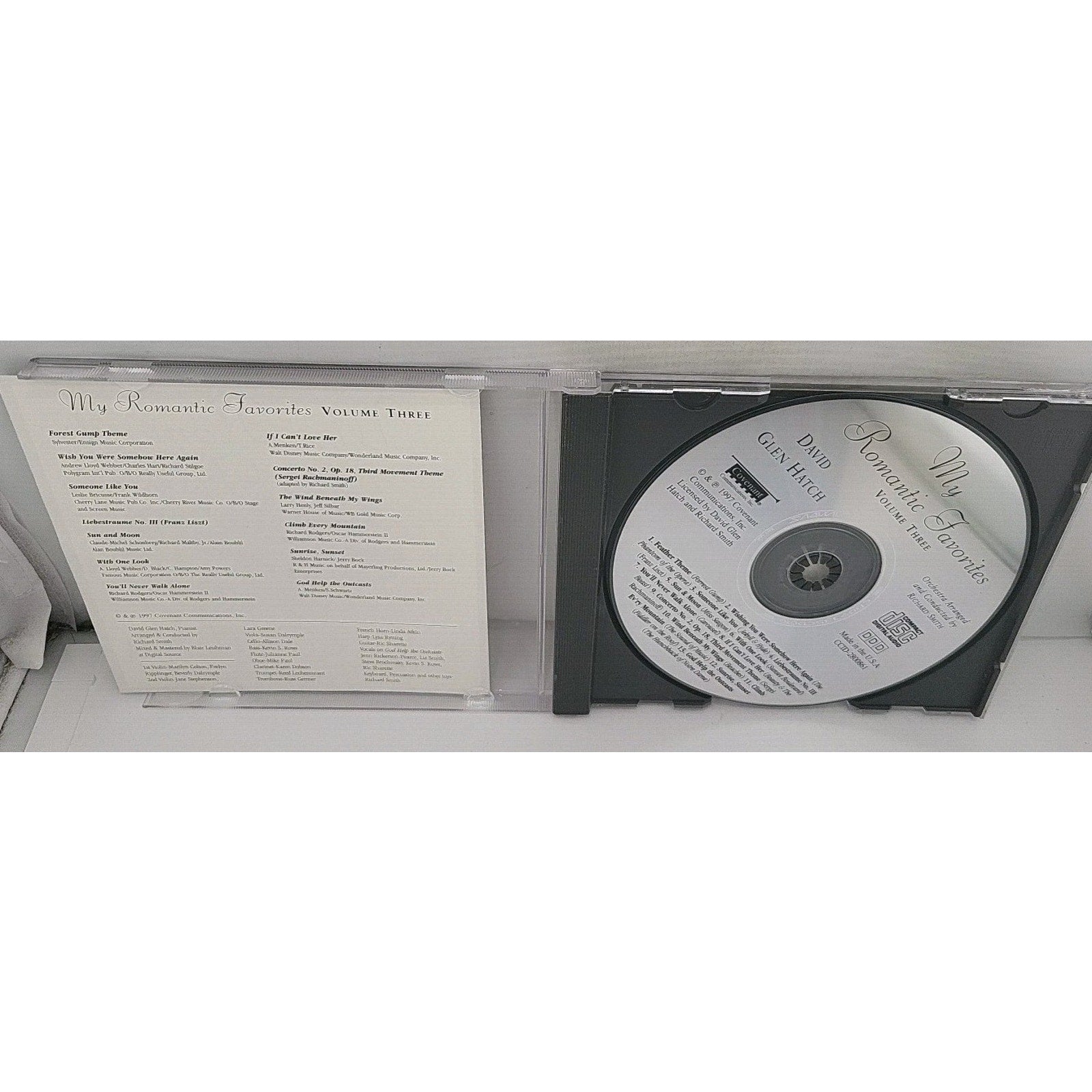 David Glen Hatch - My Romantic Favorites, Vol. 3 - CD