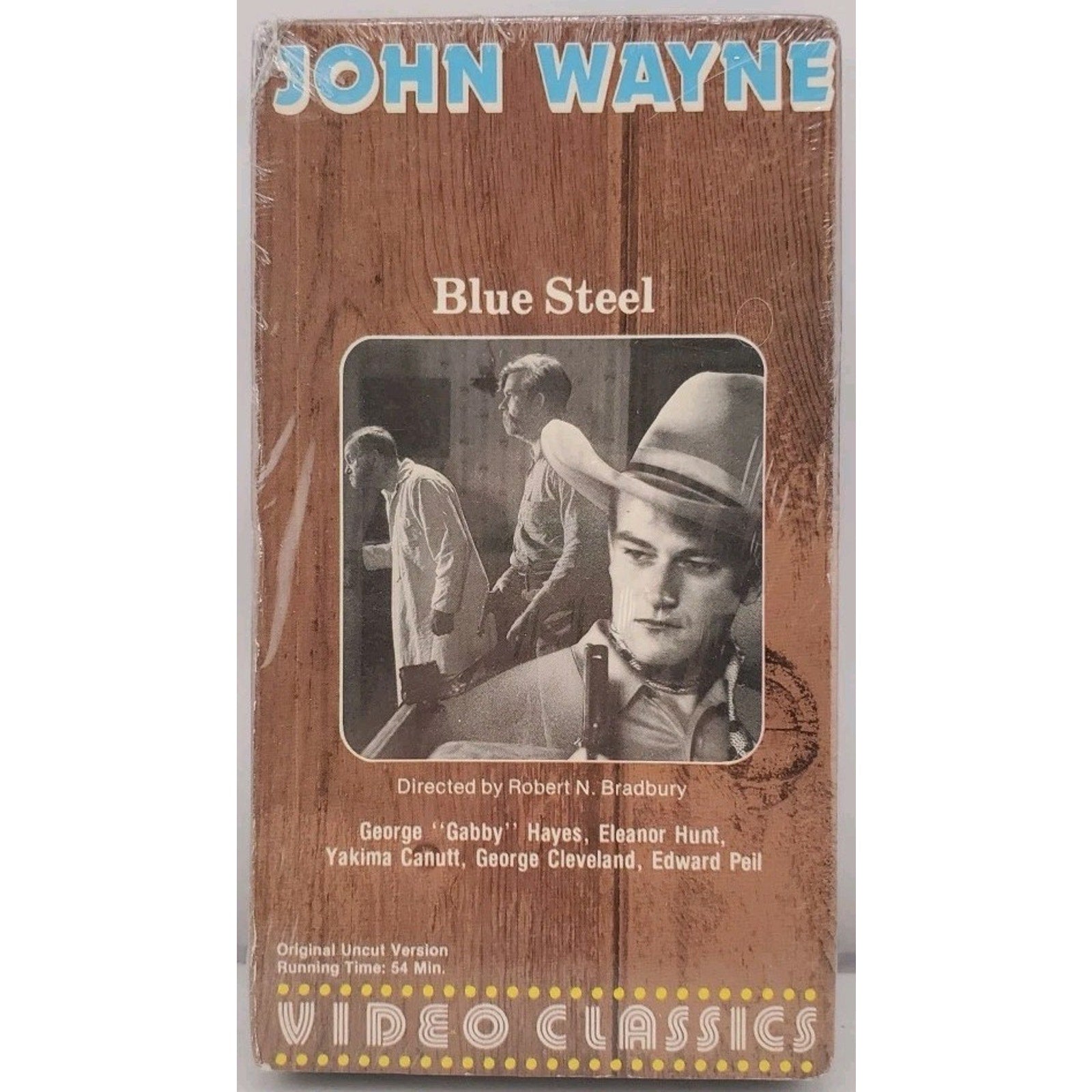 Blue Steel Starring John Wayne (VHS) *Brand New*