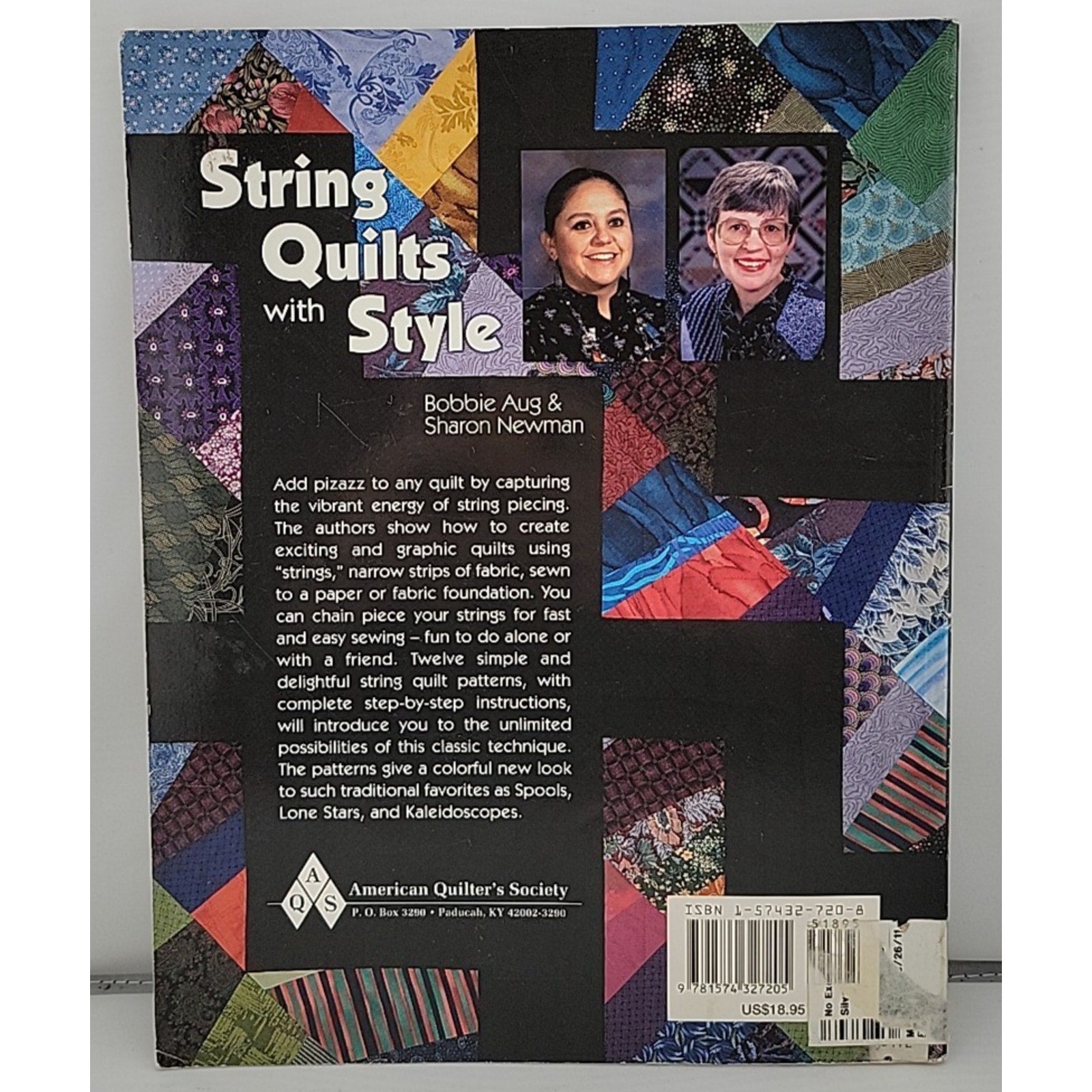 String Quilts with Style by Bobbie Aug and Sharon Newman (1999, Trade Paperback)