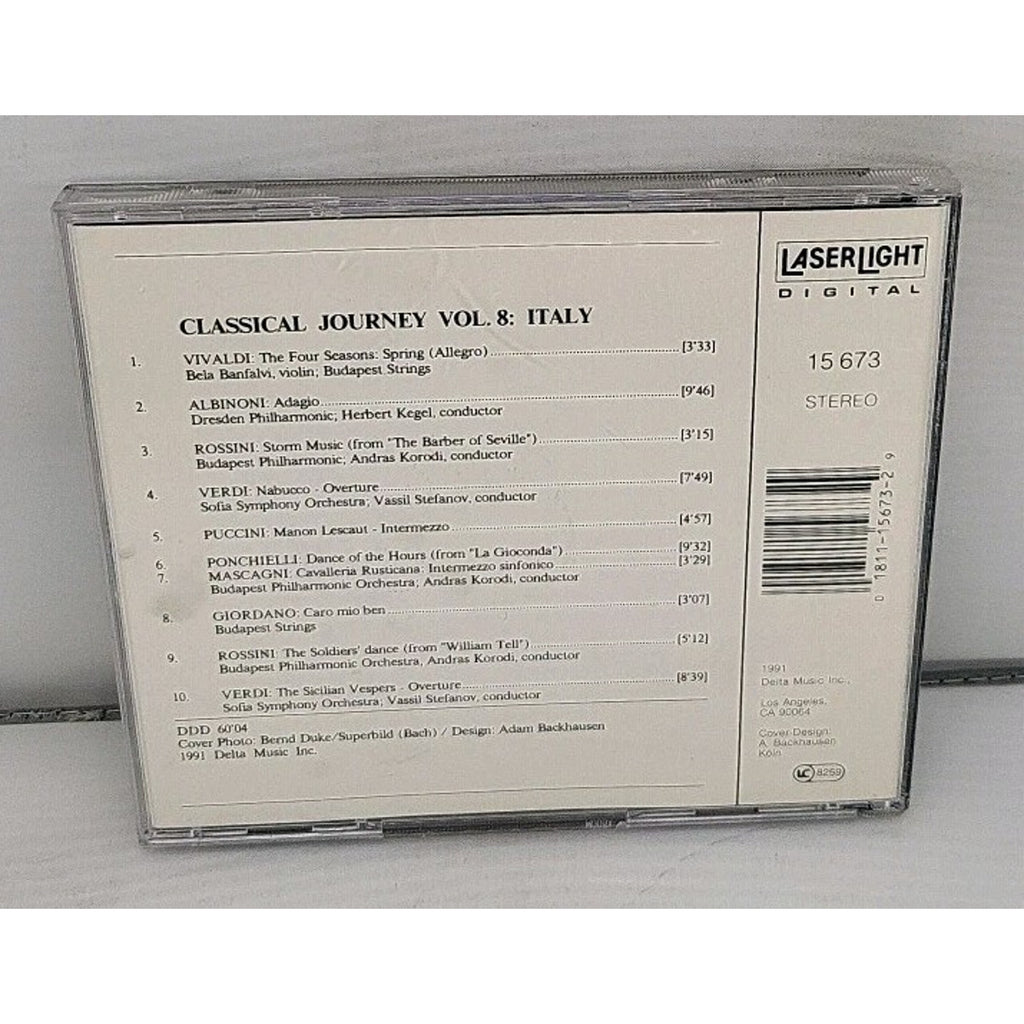 The Beautiful World of Classical Music, Vol. 8: Italy - Music CD - 1991