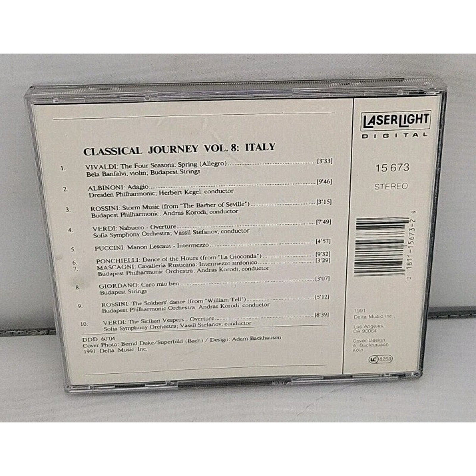 The Beautiful World of Classical Music, Vol. 8: Italy - Music CD - 1991