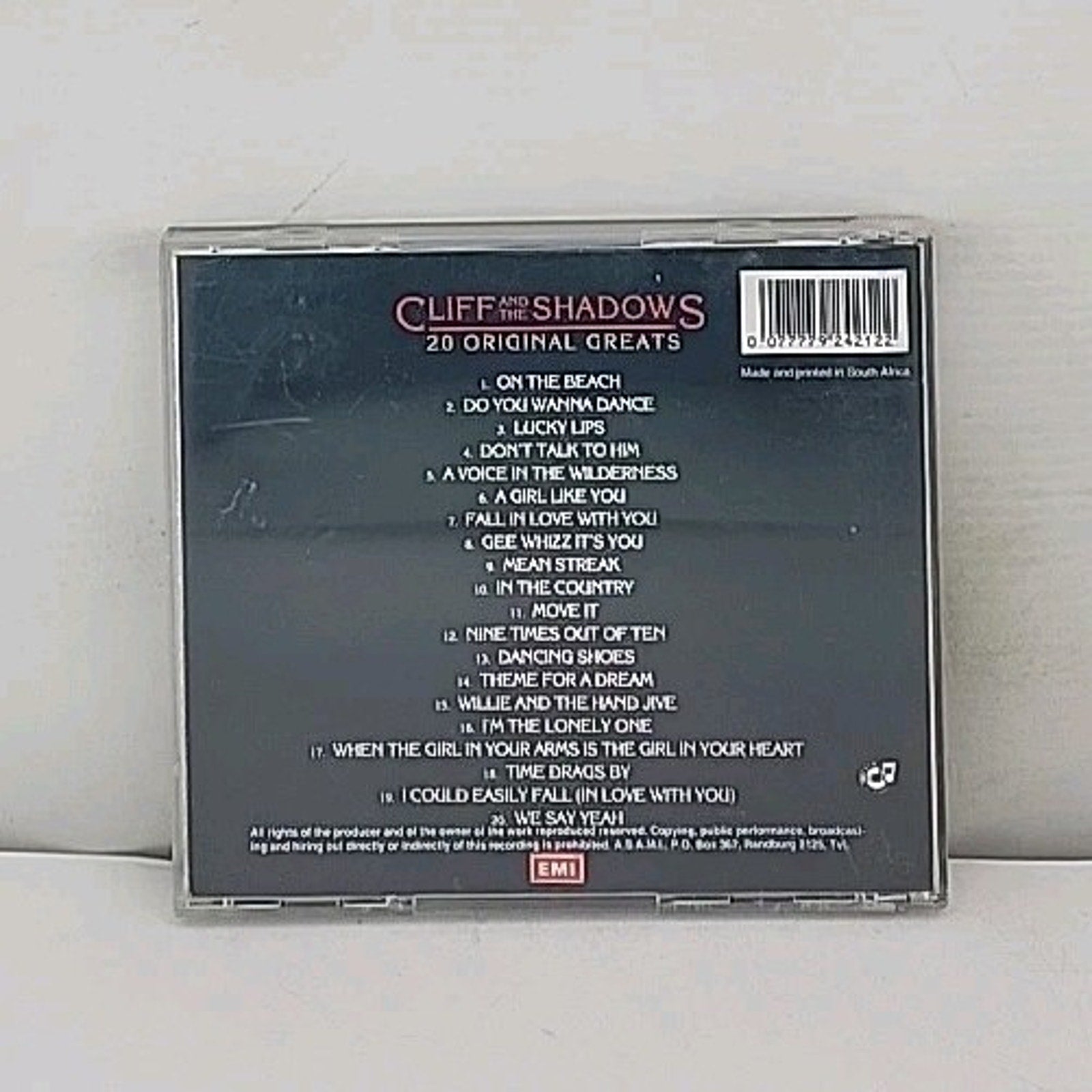 Cliff and The Shadows – 20 Original Greats (CD, 1989)