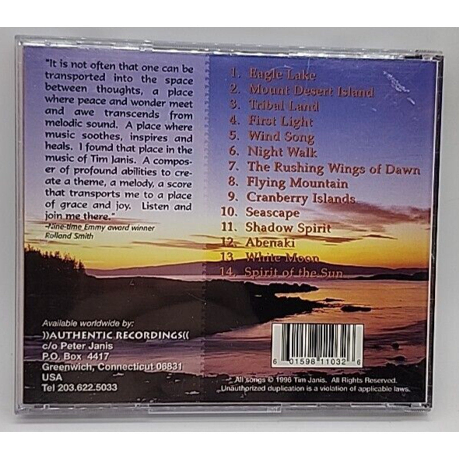 Along The Shore Of Acadia By Tim Janis (CD, 1996)