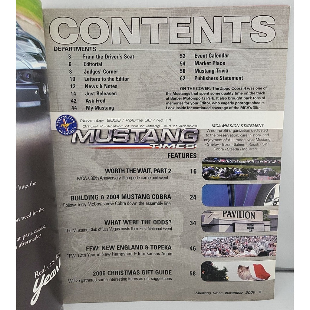 Mustang Times November 2006 Volume 30 #11