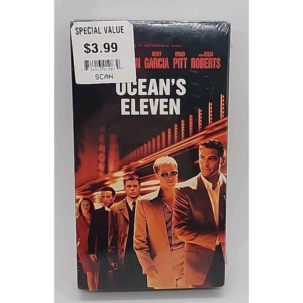 Oceans Eleven 11 (VHS, 2001) *Brand New*