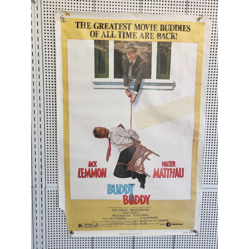 1981 Buddy Buddy Original One Sheet Movie Poster 27x41"
