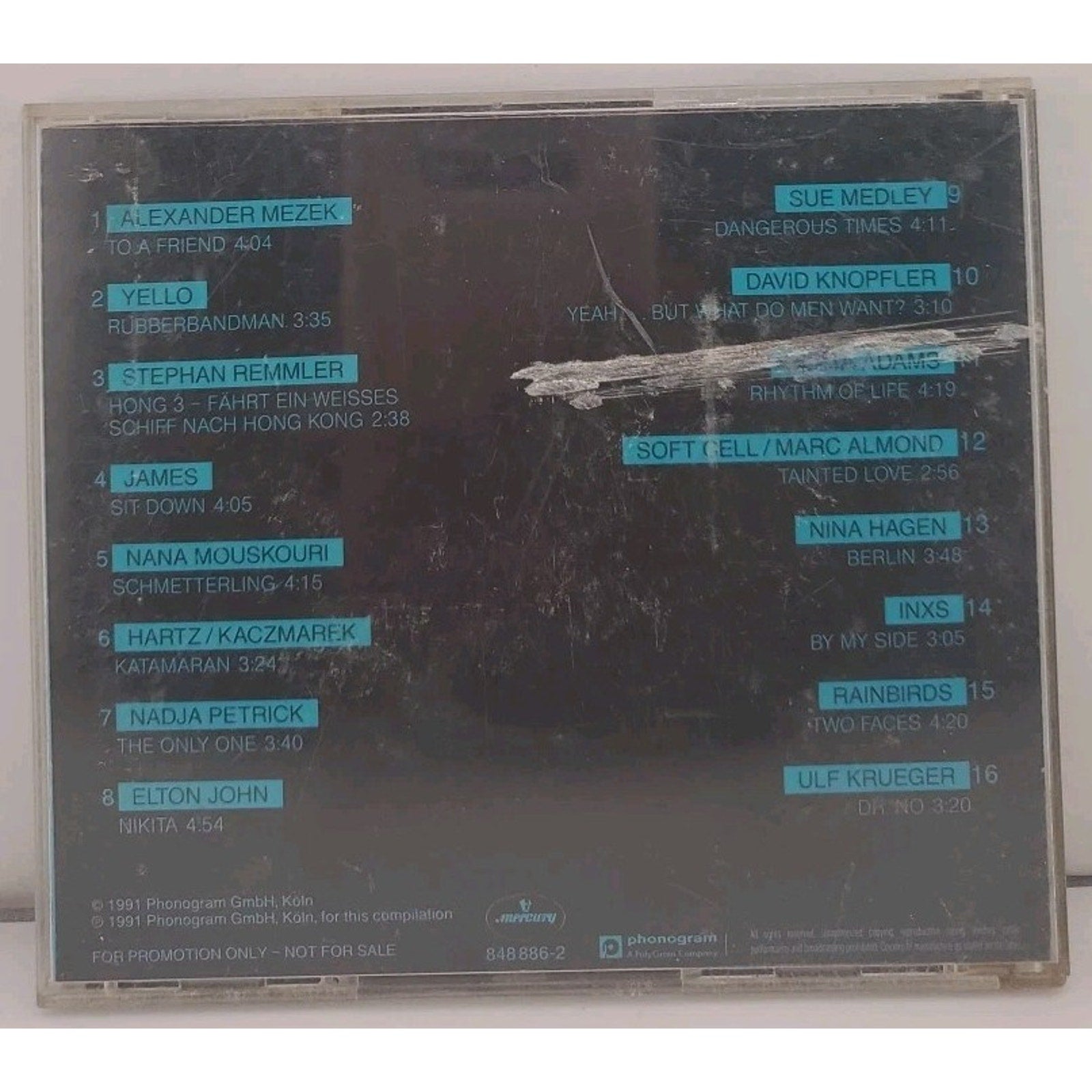 Various - Phonogram News 4/91 CD Promo Import Elton John Quartz Bon Jovi More