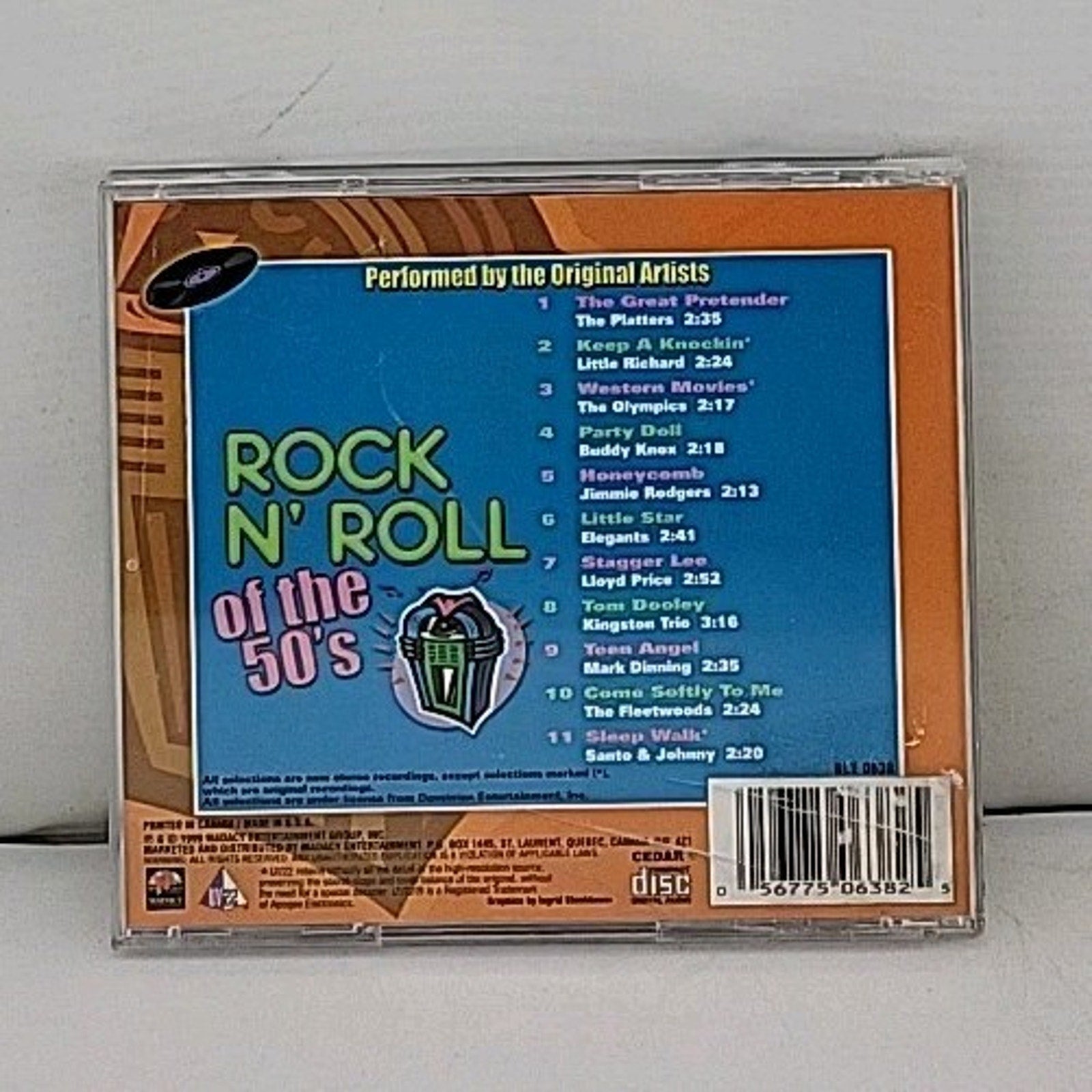 Rock N' Roll Of The 50's CD