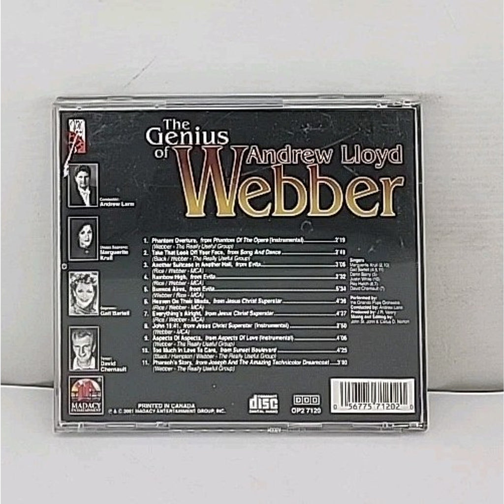 Genius of Andrew Lloyd Webber by Orlando Pops Orchestra (CD, 1997)