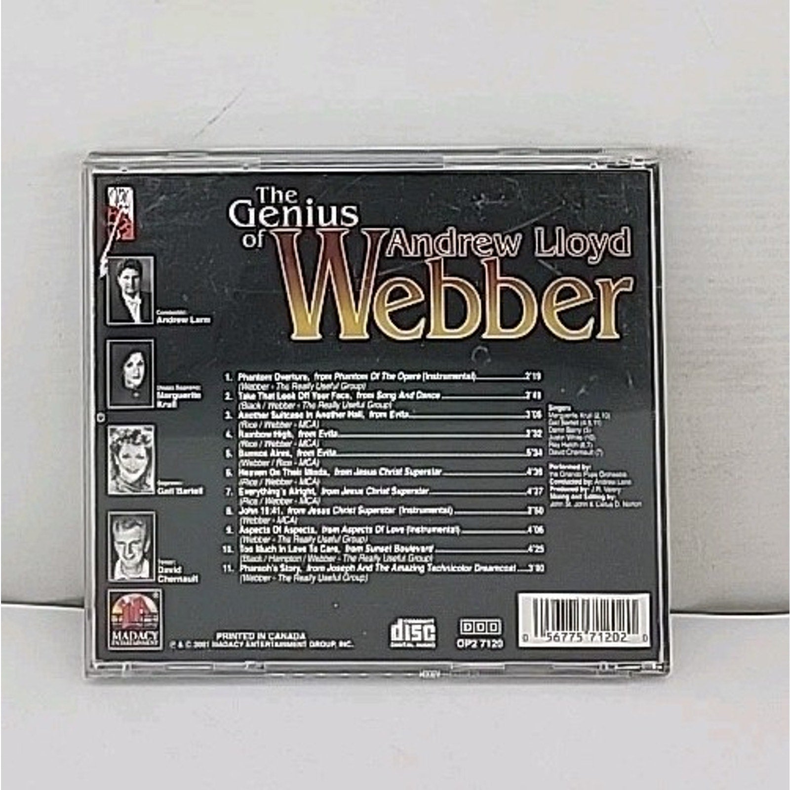 Genius of Andrew Lloyd Webber by Orlando Pops Orchestra (CD, 1997)
