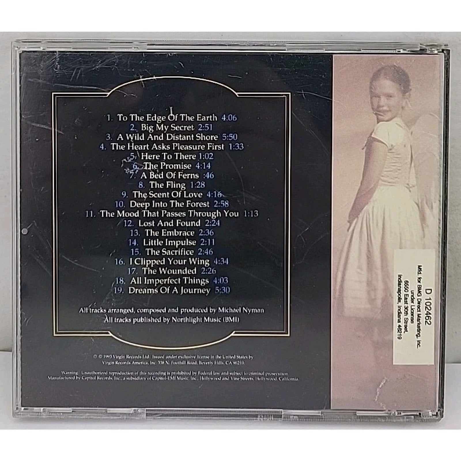 The Piano CD By Michael Nyman