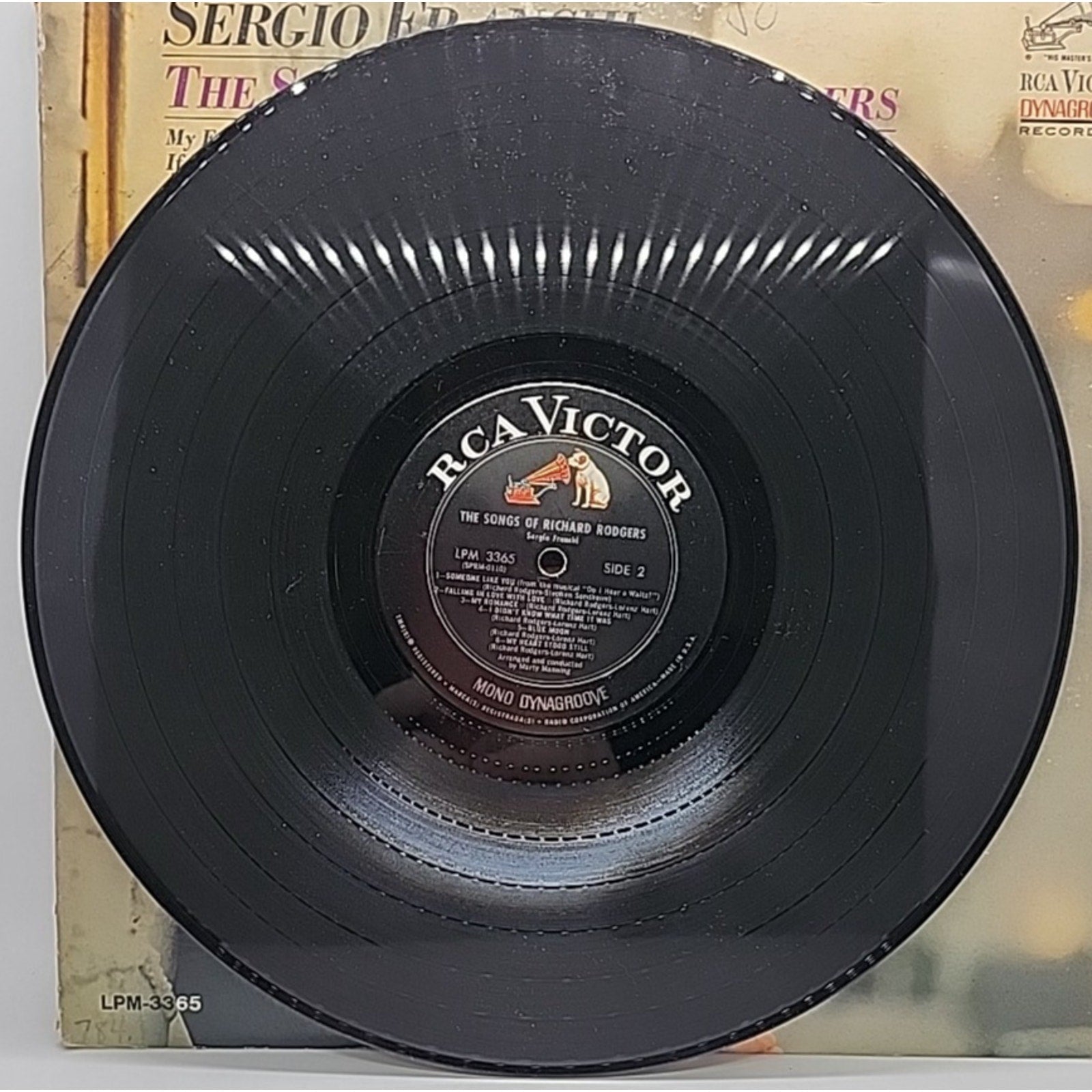 Sergio Franchi The Songs of Richard Rodgers RCA Records LSP-3365