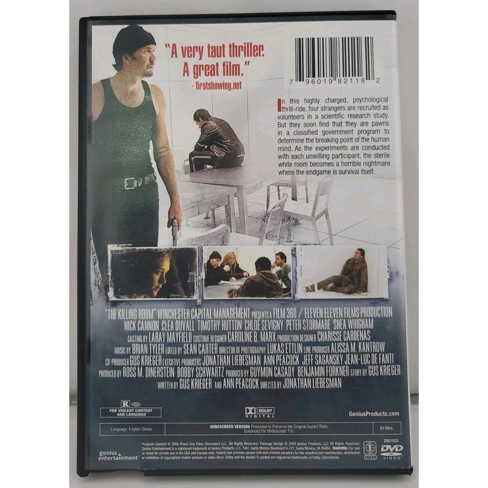 The Killing Room (DVD, 2009)