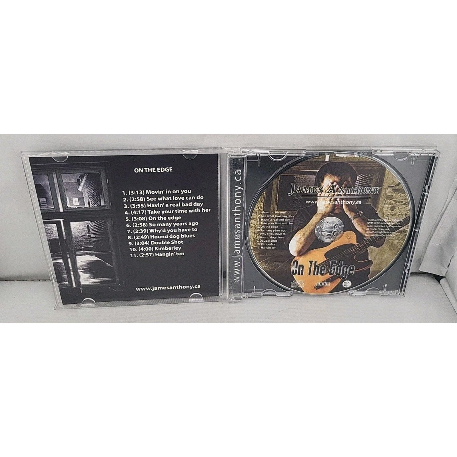 James Anthony - On The Edge CD