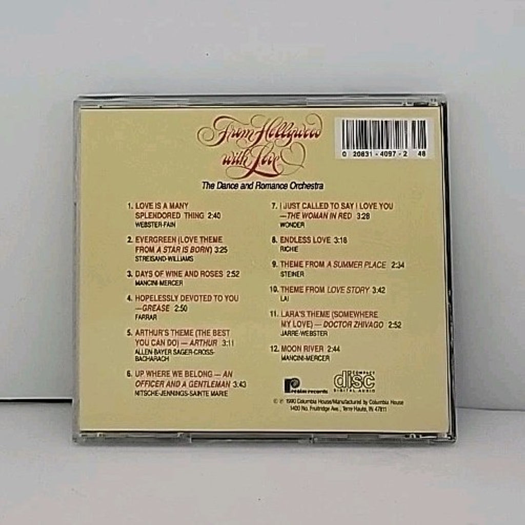 From Hollywood with Love - The Dance and Romance Orchestra - Audio CD