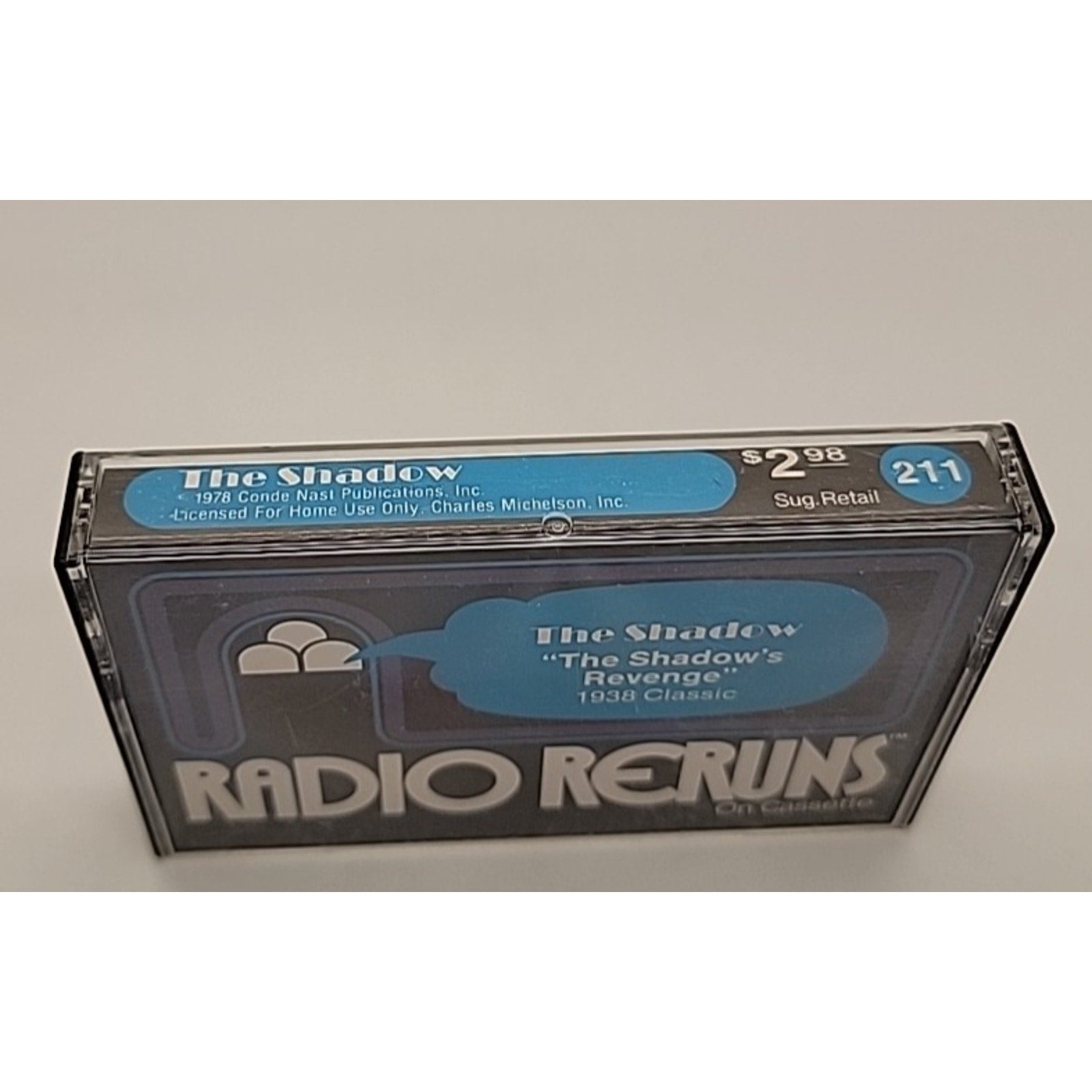 Radio Reruns The Shadow "The Shadow's Revenge" Audio Cassette 1938 Classic