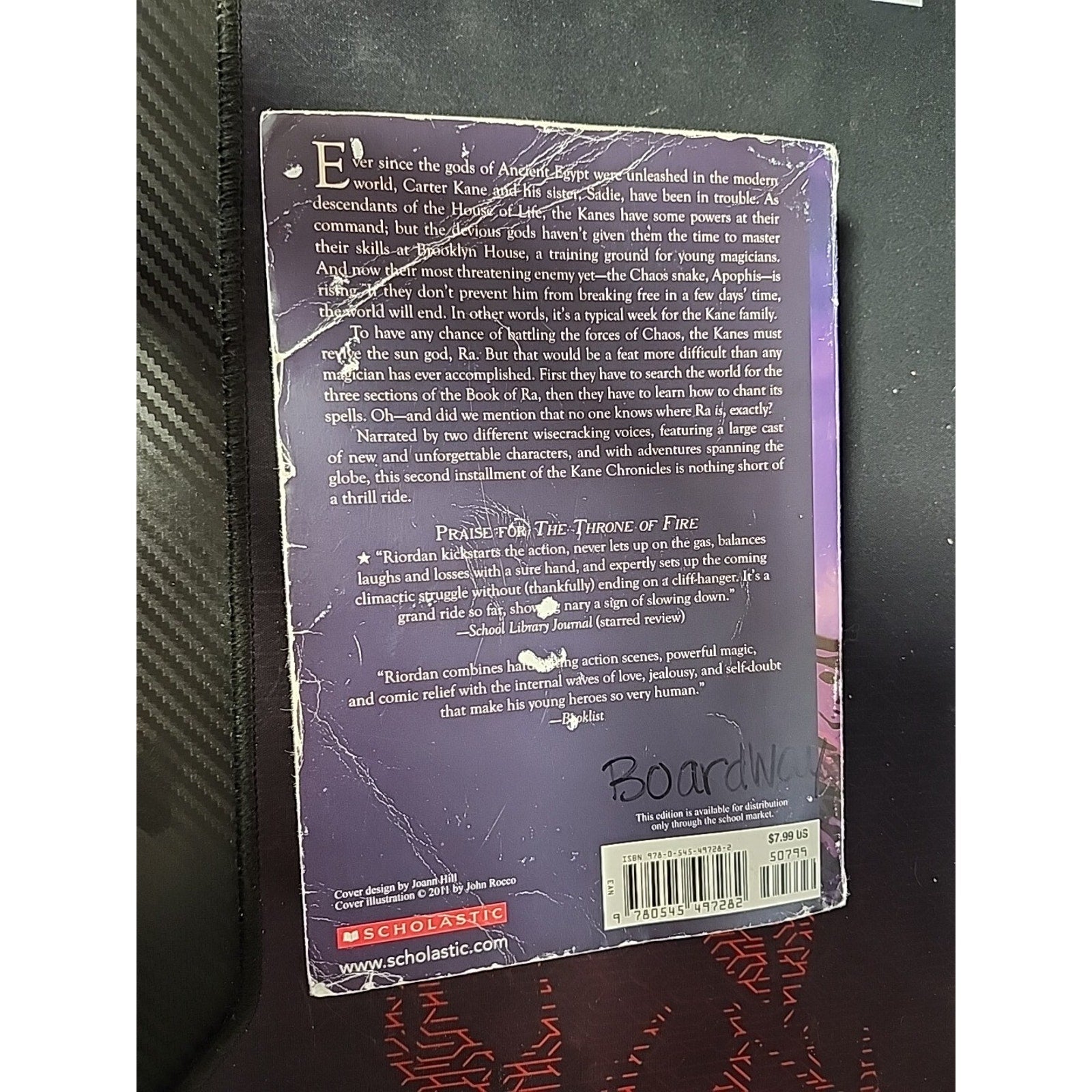 The Throne of Fire (The Kane Chronicles, Book 2) - Paperback
