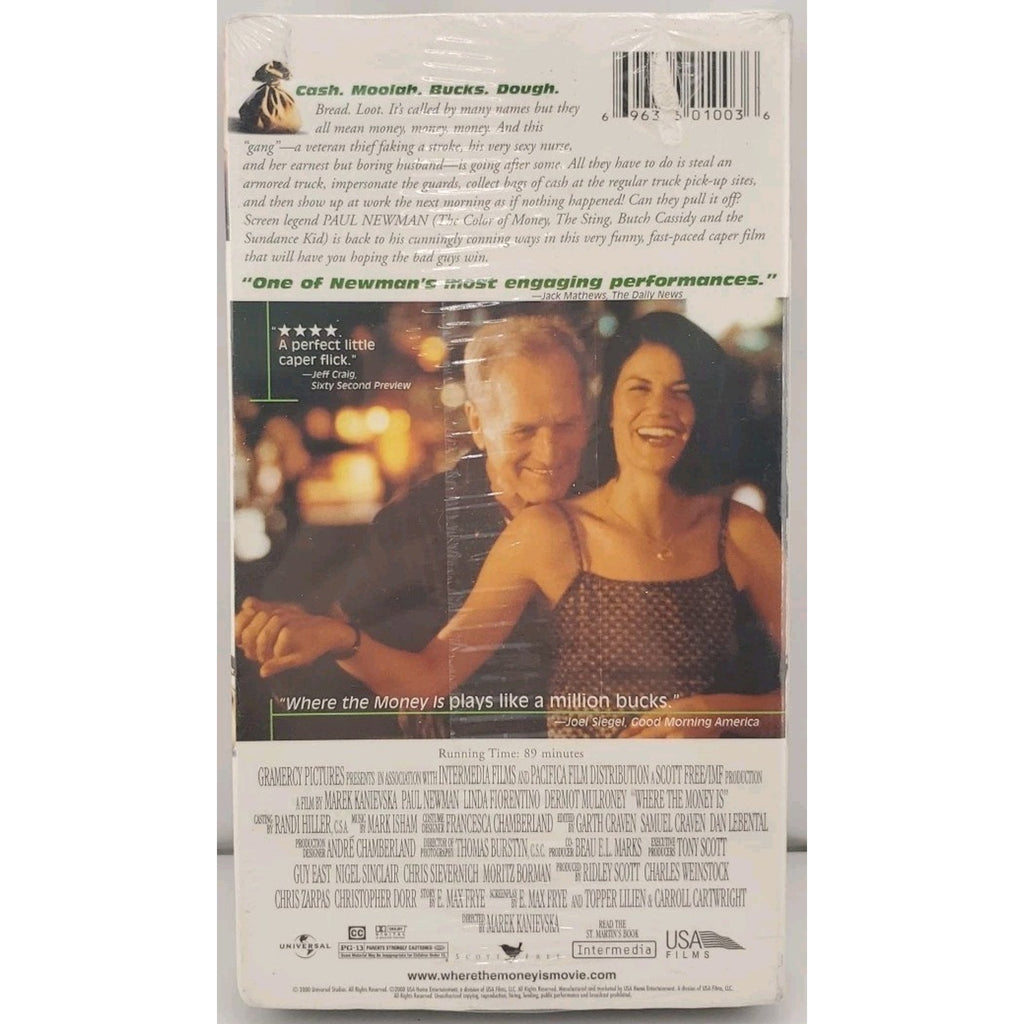 Where the Money Is (VHS, 2000) *Brand New*