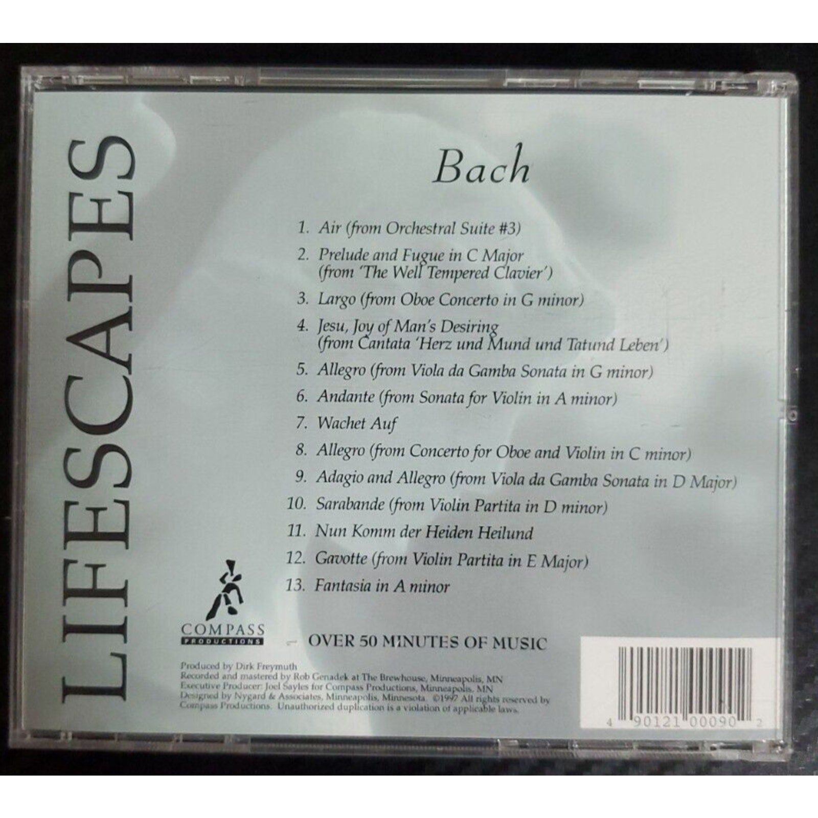 Lifescapes: Bach - Audio CD - Classical Masterpieces - Minnesota Chamber Players