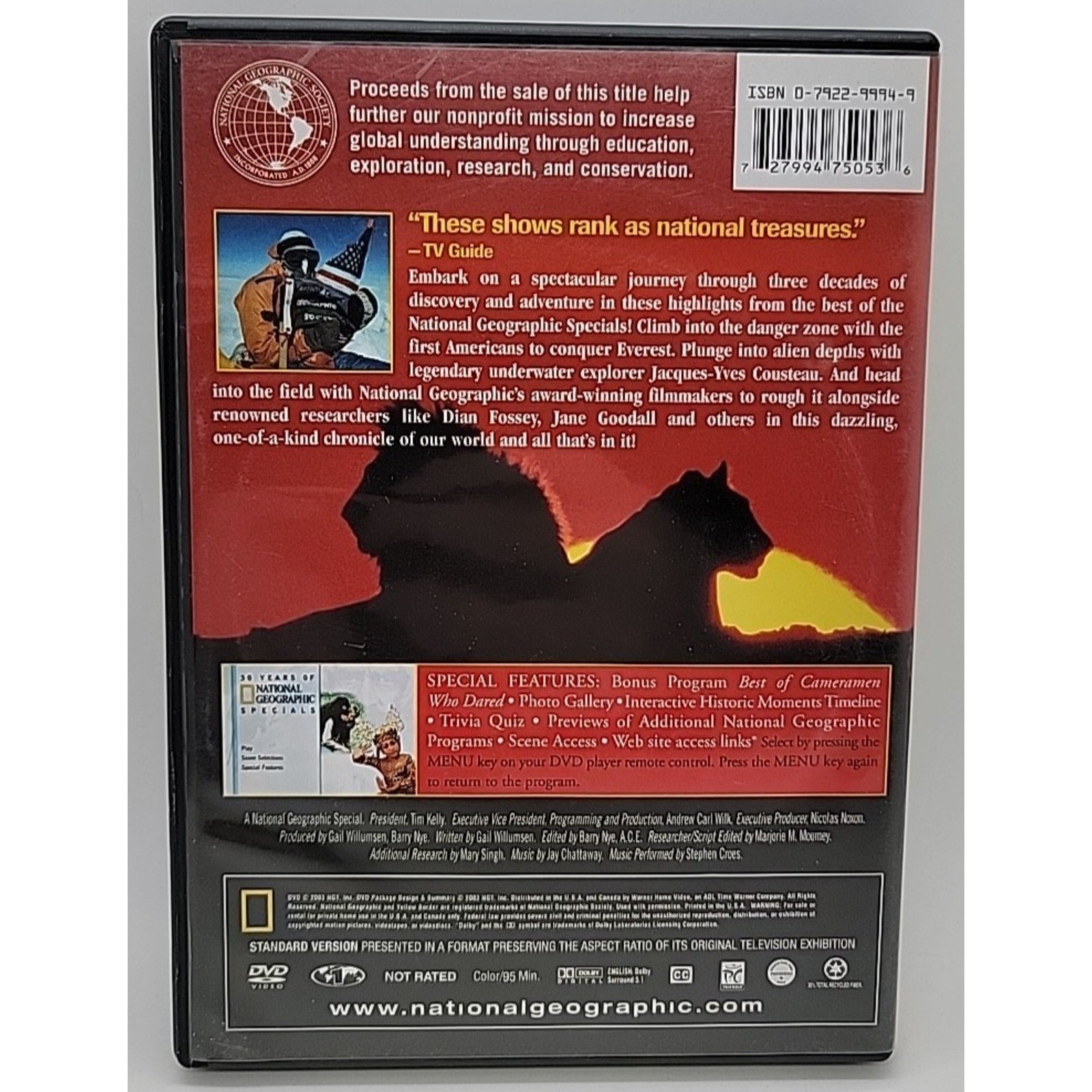 Nat'l Geo: Volcano-Nature's Inferno (DVD, 1997)