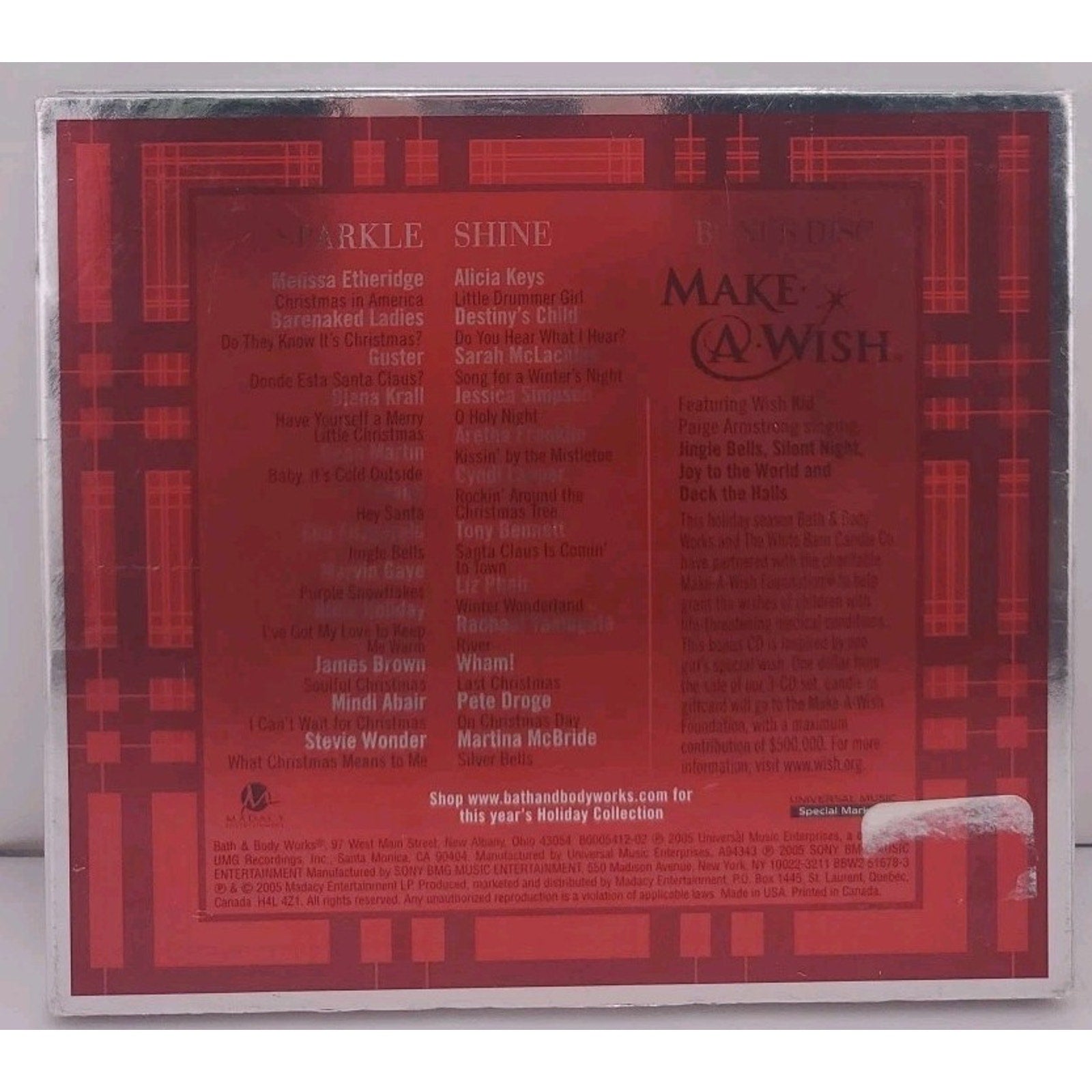 Bath & Body Works Holiday Music 2005 (CD)