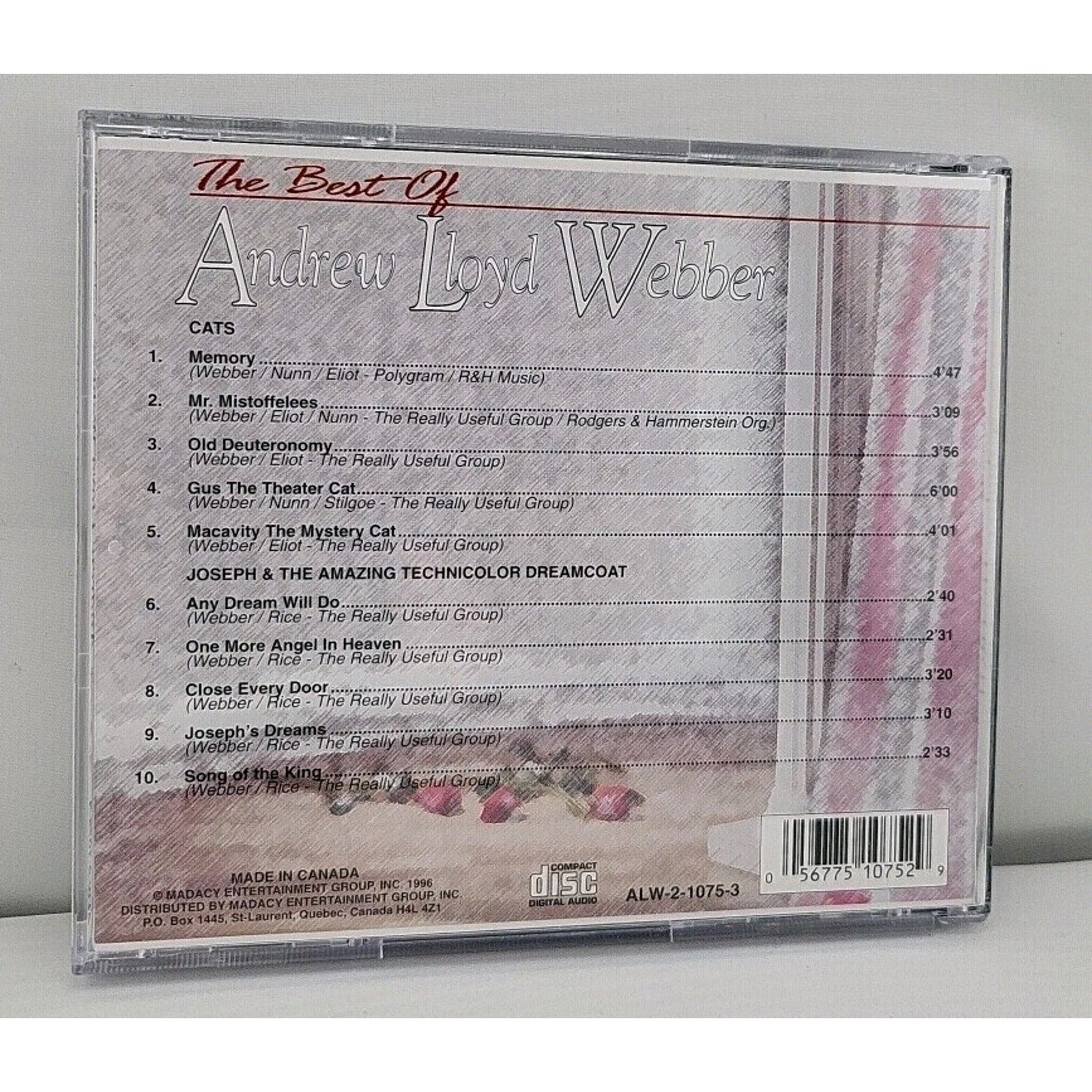 Best of Andrew Lloyd Webber by Andrew Lloyd Webber Volume 3 CD