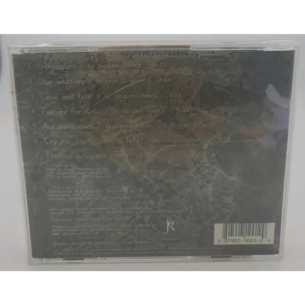 Jacques Chancy Cry For Love Cd