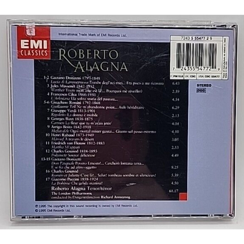Operatic Arias by Roberto Alagna (CD, 1995)