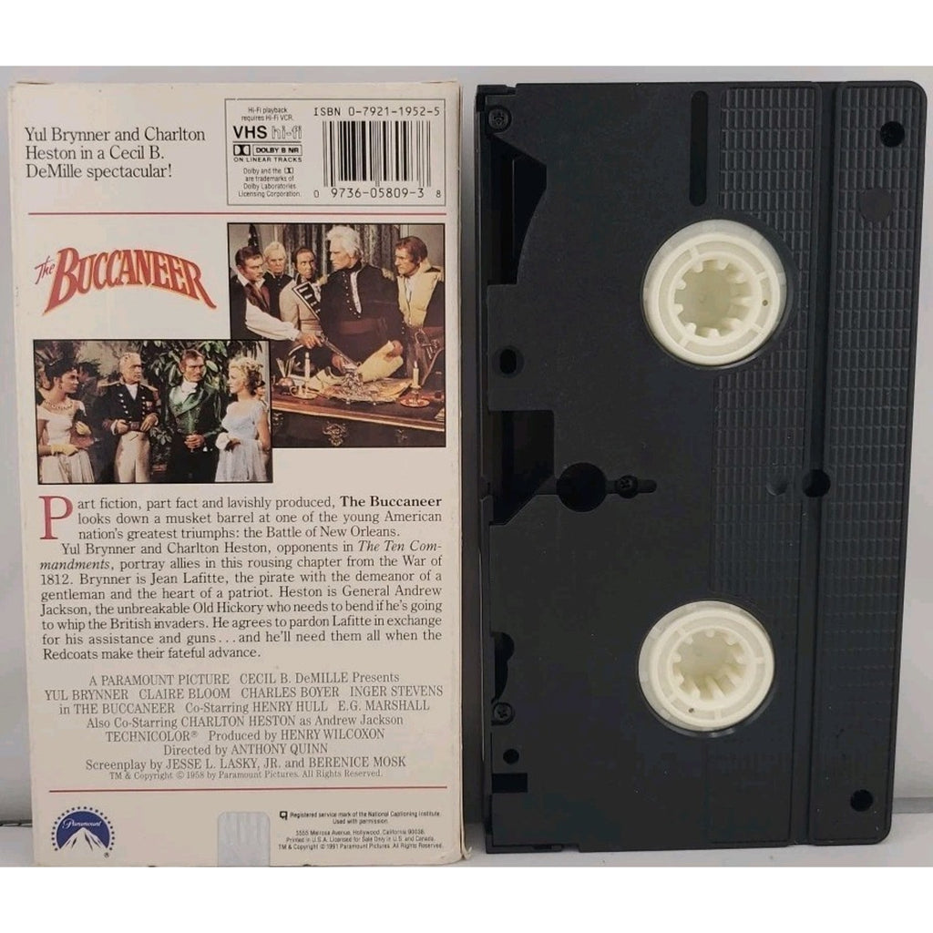 The Buccaneer (VHS, 1991)