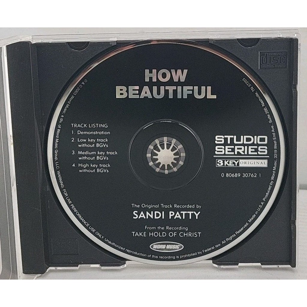How Beautiful - Sandi Patty - Accompaniment Track (CD)